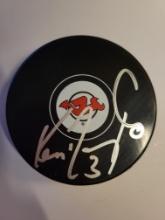Ken Daneyko New Jersey Devils Autographed Hockey Puck Beckett Hologram