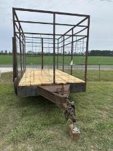12ft bumper pull homemade livestock trailer