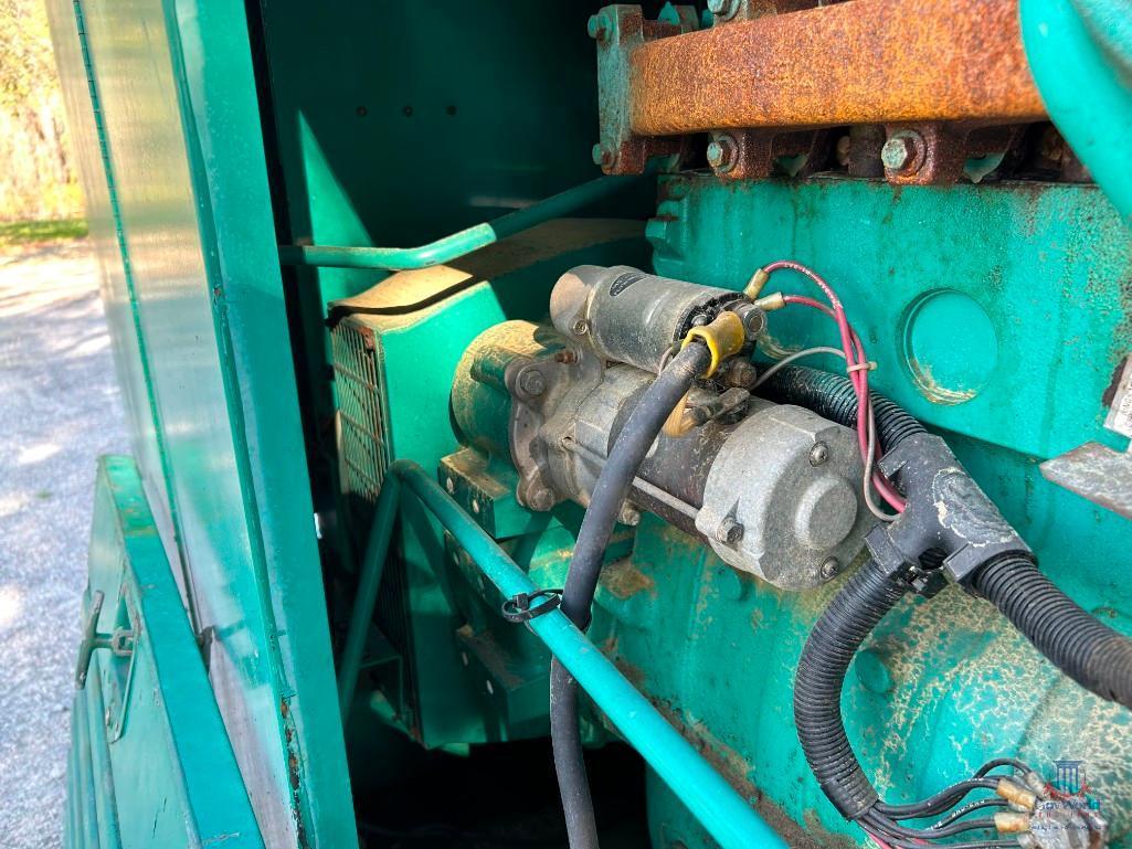 Onan Cummins Diesel Standby Generator, Model:80DGDA, SER# D960602622