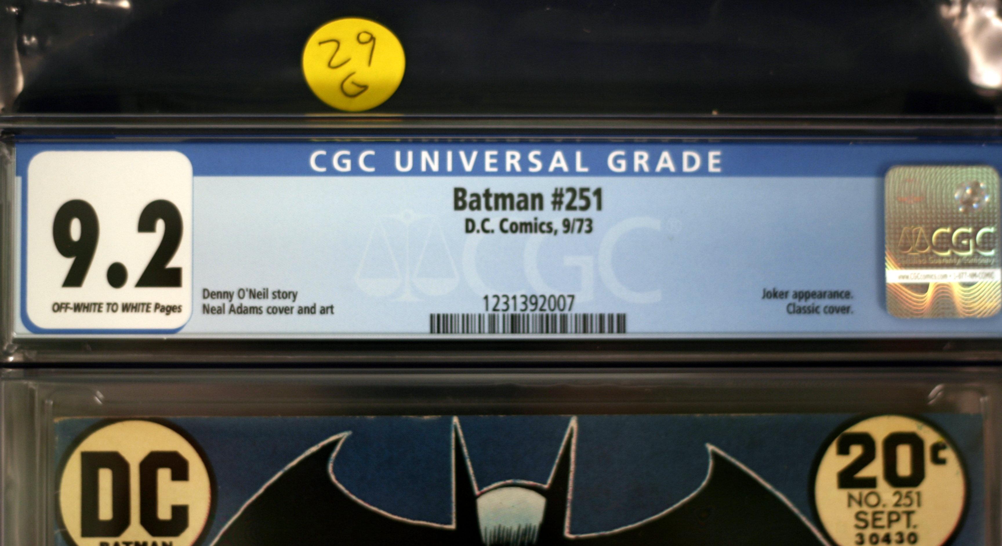 Batman #251 - Neal Adams Classic Joker Cover - CGC 9.2!