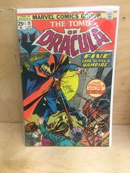 Tomb of Dracula #28 signed by Gene Colan - CGC worthy!