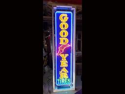 8' Goodyear Tires Neon Sign