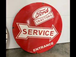 30in Porcelain Ford Service Entrance Sign