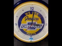 20in Chevrolet Neon Clock
