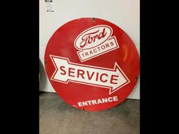 30in Porcelain Ford Service Entrance Sign
