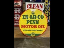 Porcelain En-Ar-Co Penn Oil Sign