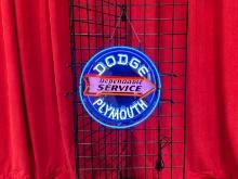 Dodge Plymouth Neon Sign