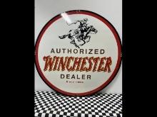 Winchester Dealer Porcelain Sign