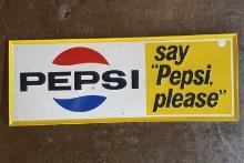 Original Say "Pepsi, please" Sign