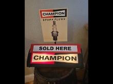 1950s Champion Sparkplug Lighted Sign