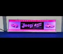 Jeep Lighted Sign