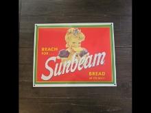 Metal Sunbeam Bread Sign