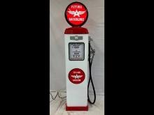 6ft Tall Flying A Gas Pump with Lighted Globe