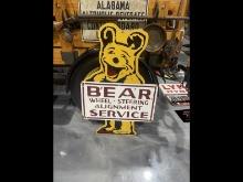 Original Bear Wheel Alignment Sign