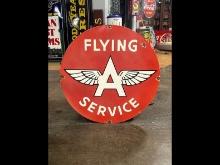 Flying A Service Porcelain Sign