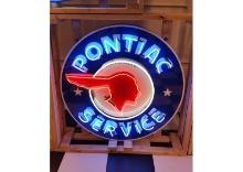 Pontiac Tin Neon Sign