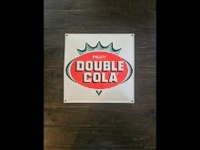 Metal Double Cola Sign