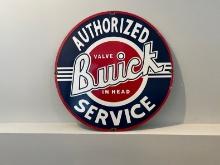 Porcelain Buick Authorized Service Sign