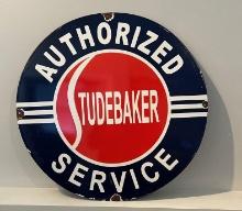 Porcelain Studebaker Authorized Service Sign