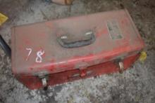 Red Tool Box with Contents