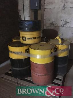 5No. 200ltr Oil Barrels