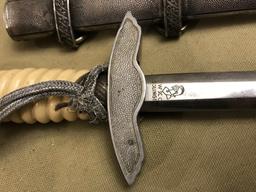 Luftwaffe officers dagger with Knot