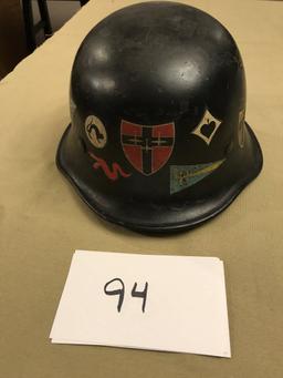 Nazi era factory workers civil defense helmet