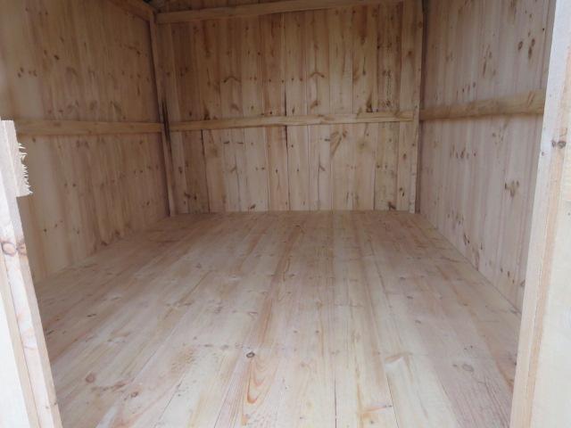 10X12 SHED WITH 8FT WALLS, LARGE SKID