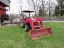 MAHINDRA 3510 TRACTOR WITH ML112 LOADER (S# 043317