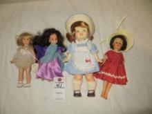 Mini dolls 4 pcs Fairy dolls and "little Debbie"