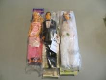 Bride and Groom with Jenna Avon Fashion doll