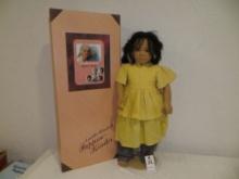 1988 Mattel The World Child Collection 1195 Annette Himstedt Michiko Doll, 30"- With