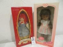 Shoebox Doll "Rosie" and Exquisite by Zapf June Doll