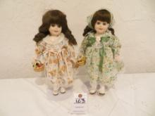 Miniture dolls 2 pcs