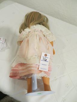 R Rmmann Gotz Doll - Pink Dress with Flowers
