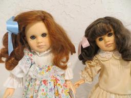 Dolls by Pauline Ginny and Hannah
