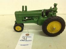 Vintage 1947 John Deere A, NF styled w/driver, 1/20 scale