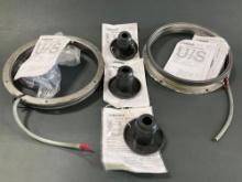 (LOT) ENGINE FLANGES 332A54-0011-00 & COUPLINGS 332A54-2010-20LP (ALL NEED REPAIR)