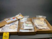 BOXES OF NEW SHIMS, PLATES & SPECIALTY HARDWARE 332A27-1908-20, 332A42-0000-36, 332A58-5096-23,