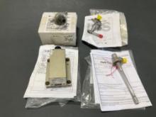 (LOT) THERMOSTAT LIMITER 352A010202 (INSPECTED), TEMP PROBES & SMOKE DETECTOR (ALL NEED REPAIR)
