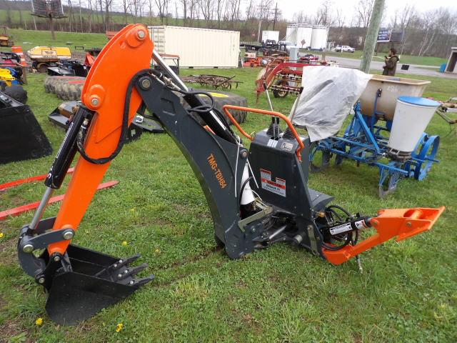 TMG-TBH84 3pt Backhoe Attachment w/ 12" Bucket, Uses On Set Of Hydraulic Re
