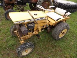 Allis Chalmers B10 Antique Garden Tractor w/ Row Maker Attachment, Nice Ori