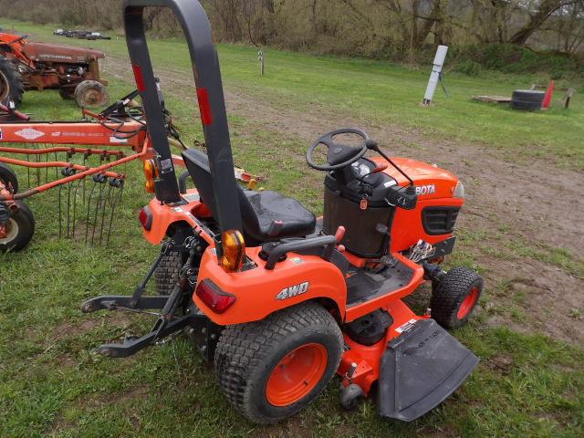 Kubota BX1860 4wd Sub Compact Tractor w/ 54" Mid Mount Mower, Clean Tractor