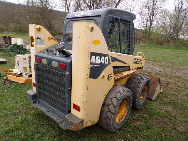 Gehl 4640E Skid Steer, 2 Speed, 3668 Hours, Pilot Controls, Aux Hydraulics,