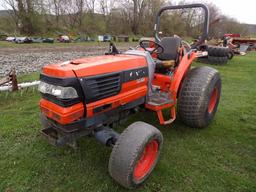 Kubota L4610 4wd Utility Tractor, 3 Speed Hydro, 3pt, 540 Pto, Remote Hydra
