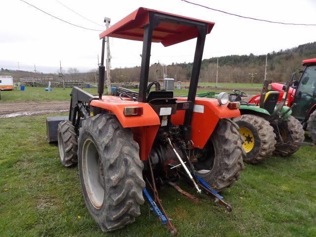 Tafe 45DI 4wd Tractor w/ Loader, ROPS Canopy, Dual Remotes, 2624 Hours, Cle