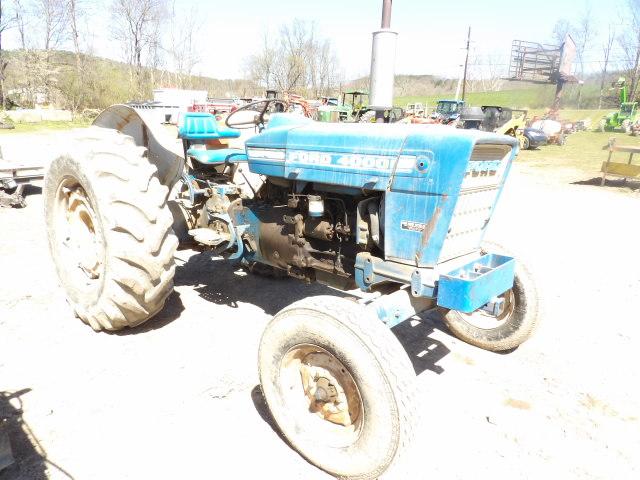 Ford 4000 Diesel Tractor, Gear Drive, Rear Remote, 540 Pto, 3pt, Power Stee