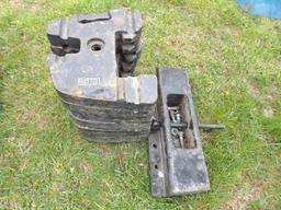 New Holland Suitcase Weights & Bracket, Sold By The Piece Times 9