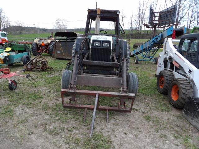 White 2-85 Tractor w/ 1175 Quick Attach Loader, Year-A-Round Cab, 5401 Hour