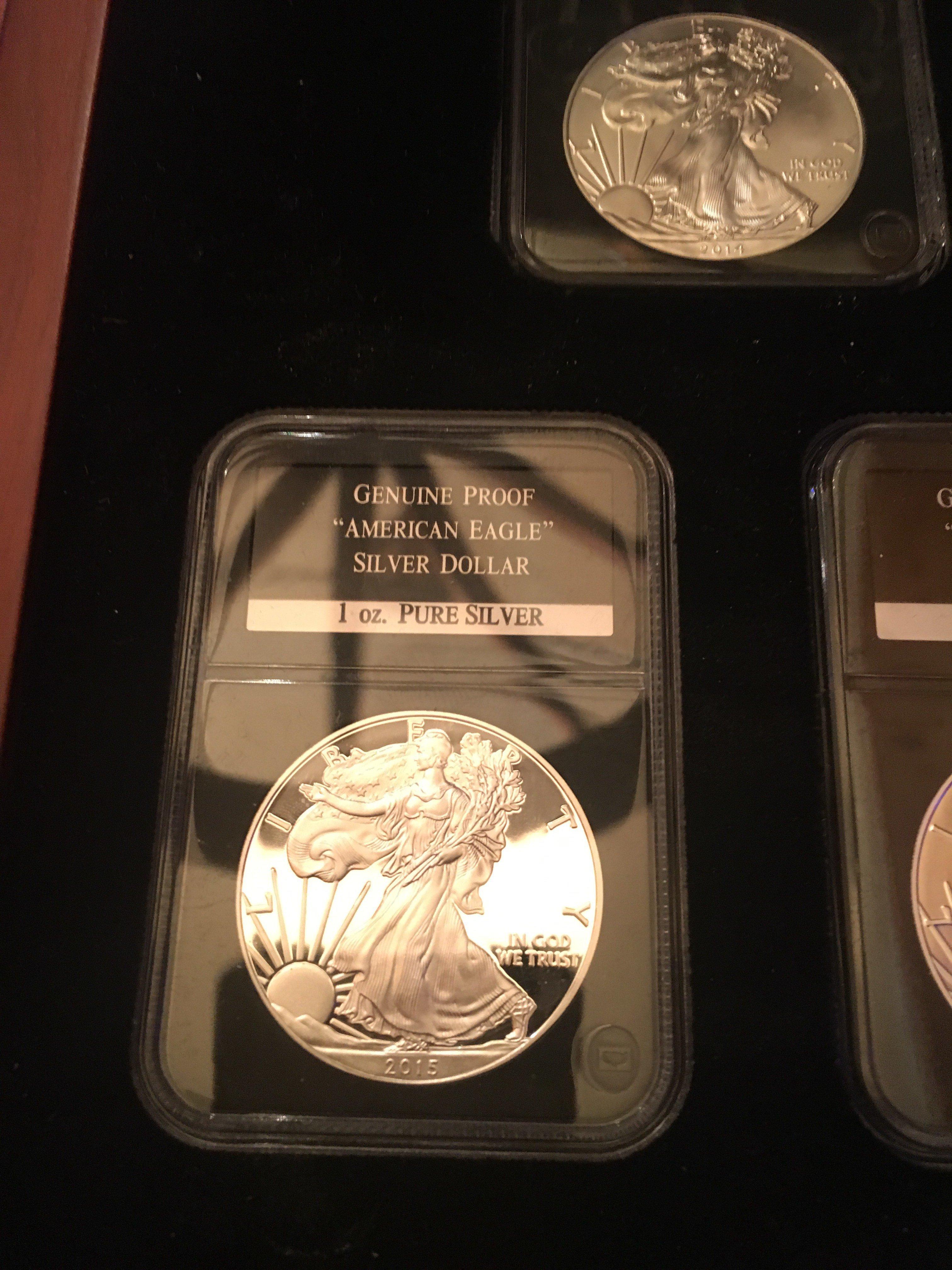 Insurance Claim: American Eagle Silver Dollar and Morgan Silver Dollar Collection